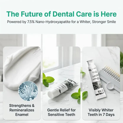 7.5% Nano Hydroxyapatite Fluoride Toothpaste for Teeth Whitening