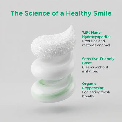 7.5% Nano Hydroxyapatite Fluoride Toothpaste for Teeth Whitening